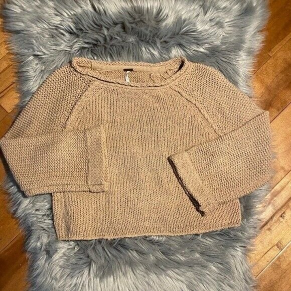 Free People Tan Open Back Sweater - Picture 7 of 10